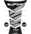 Motorrad Tankschutz für Honda VFR 750 gray+carbon look "Frames"
