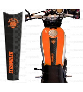 Motorrad Tankschutz orange für Ducati Scrambler