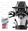 Motorrad Tankschutz "Compact1" für Honda Africa Twin 1000 weiß Bienenwabe