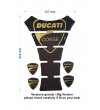 Tankschutz gold/carbon look "Texas BIG" für Ducati Abdeckung, Neu