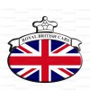 Aufkleber Union Jack Royal British flag Range Rover B/W