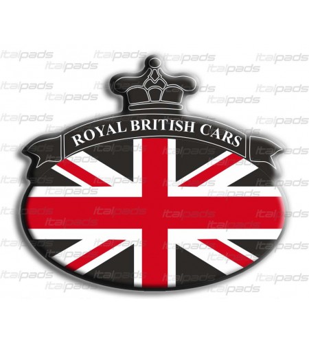 Sticker Union Jack Royal British flag bandiera inglese Range Rover Nero/Nero