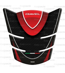 Motorrad Tankschutz texture carbon look für  DUCATI Diavel