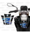 Motorrad Tankschutz carbon look/bleu für BMW F900R, Abdeckung, Neu, Aufkleber