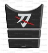 Motorrad Tankschutz schwarz für Suzuki Katana