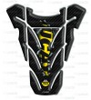 Motorrad Tankschutz "Top Wings Rip" Carbon-Look/Gelb für Ducati Monster