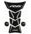 Tankschutz "Frames/S" für Yamaha R6 Schwarz-Carbon-Optik