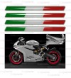 Set mit 4 3D-Aufklebern aus Harz für Ducati Panigale 959, 97 x 8 mm.