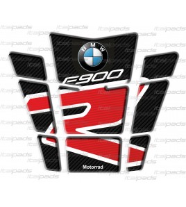 Motorrad Tankschutz carbon look/rot für BMW F900R, Abdeckung