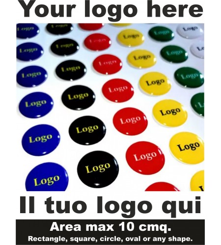 Set mit 25 Etiketten aus Harz, Silikon, Gummi, 3D, lentikulär