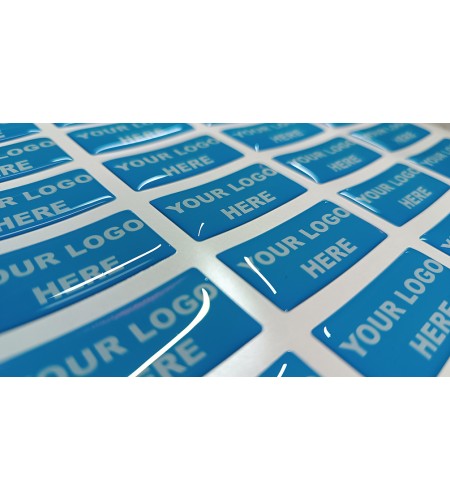 Set mit 24 Etiketten aus Harz, Silikon, Gummi, 3D, lentikulär