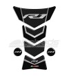 Motorrad Tankschutz für Yamaha R1 Schwarz-Carbon-Optik "Frames/S" 