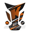 Paraserbatoio resinato KTM CARBONIO CARBON TANK PAD PROTECTIVE wings